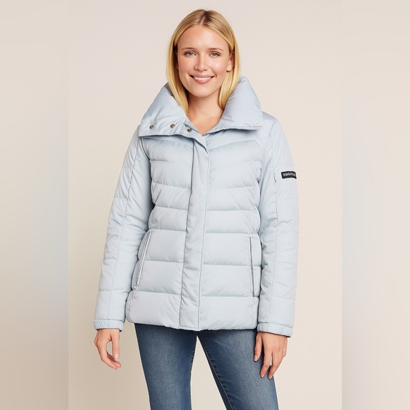 Bogner Fire + Ice Powder Blue Saelly Quilted Down Jacket/Coat, size M - Picture 1 of 9